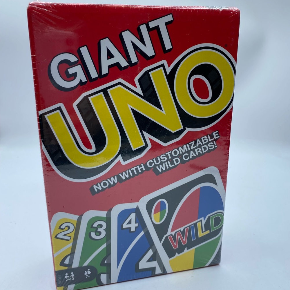 Giant UNO Card Game Sealed 8”x 5” NH